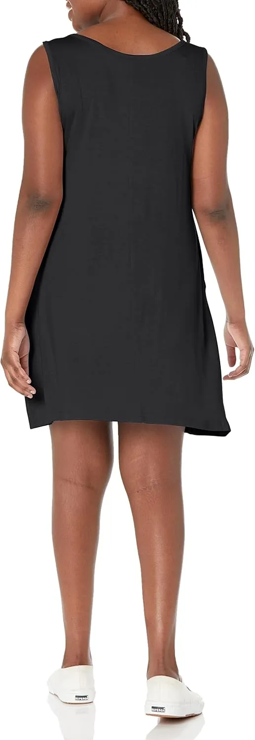Short/Long Sleeve Women's Cold Shoulder Dress with Pockets Casual Swing T-Shirt Dresses