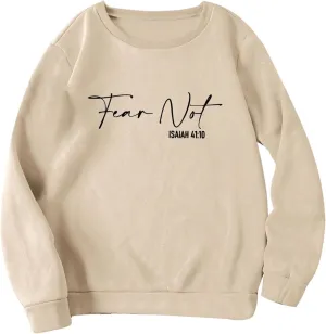 SOLY HUX Women's Letter Print Sweatshirt Crew Neck Drop Shoulder Long Sleeve Graphic Pullover Top