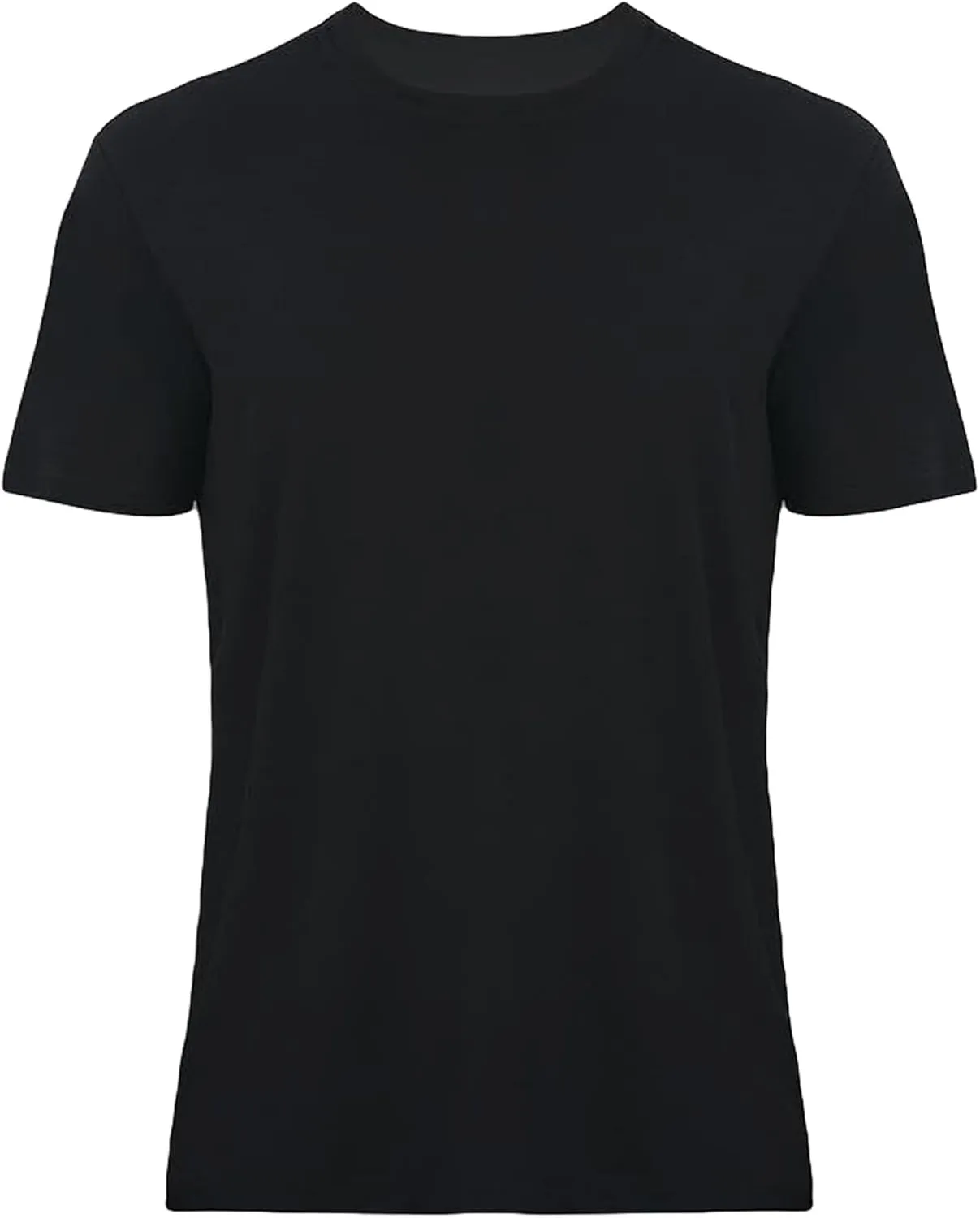 T-Shirts for Men Rayon Made from Bamboo Crewneck Undershirt Tees 3 Pack