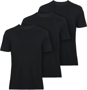T-Shirts for Men Rayon Made from Bamboo Crewneck Undershirt Tees 3 Pack