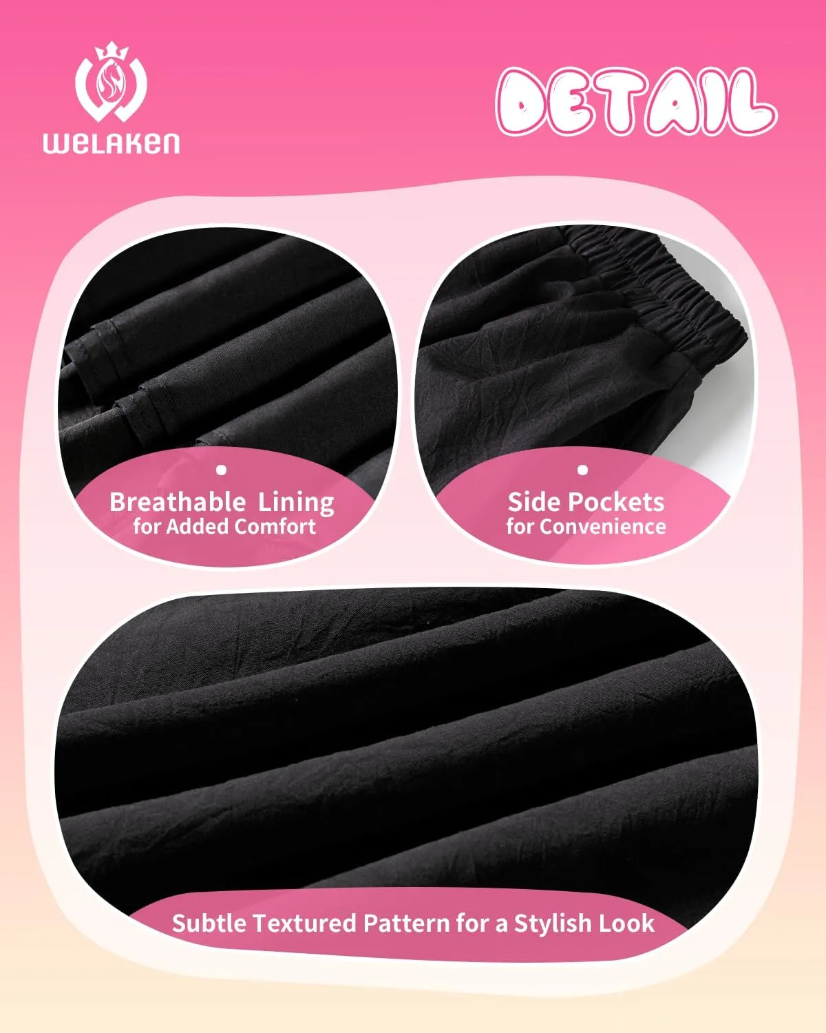 WELAKEN Girls Long Skirts Elastic Waist Flowy Ruffle Maxi Skirt with Pockets