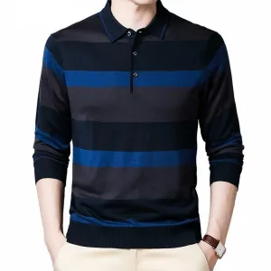 West Louis Polo Striped Knitwear Pullover