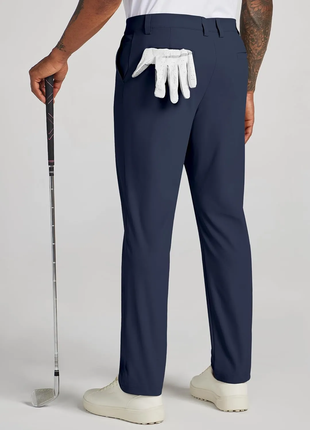 Willit Mens Golf Pants Stretch Dress Pants Quick Dry Work Business Slacks Casual Pants with 4 Pockets 30"/32"/34"