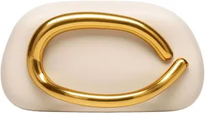 Womens Acrylic Clutch Purses Metal Handle Evening Bag Elegant Chain Crossbody Bag for Wedding 2025 Marble Handbag
