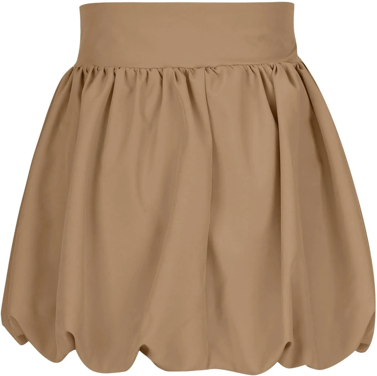 Women's Bubble Puffer Mini Skirts Balloon High Waisted Skirt Puffy Hem Summer Trendy Cute Going Out Party Skirt