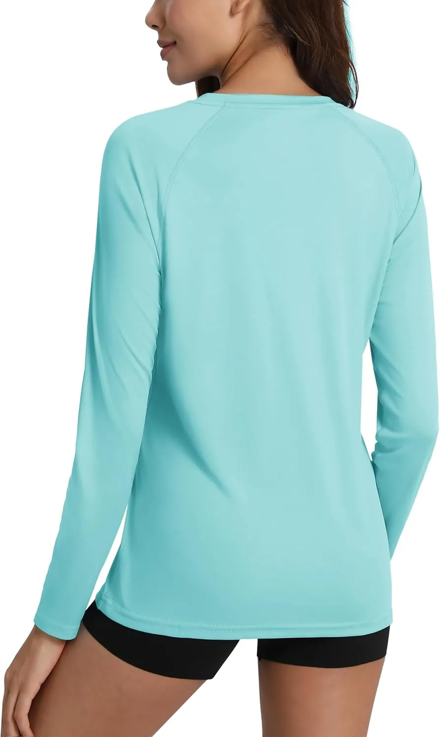 Women's Long Sleeve Shirt UPF 50  UV Sun Protection Rash Guard Lightweight Quick Dry Hiking Workout Tops