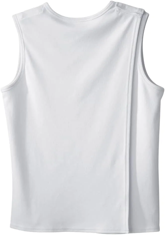 Womens Open-Back Adaptive Sleeveless Undershirt - 3 Pack