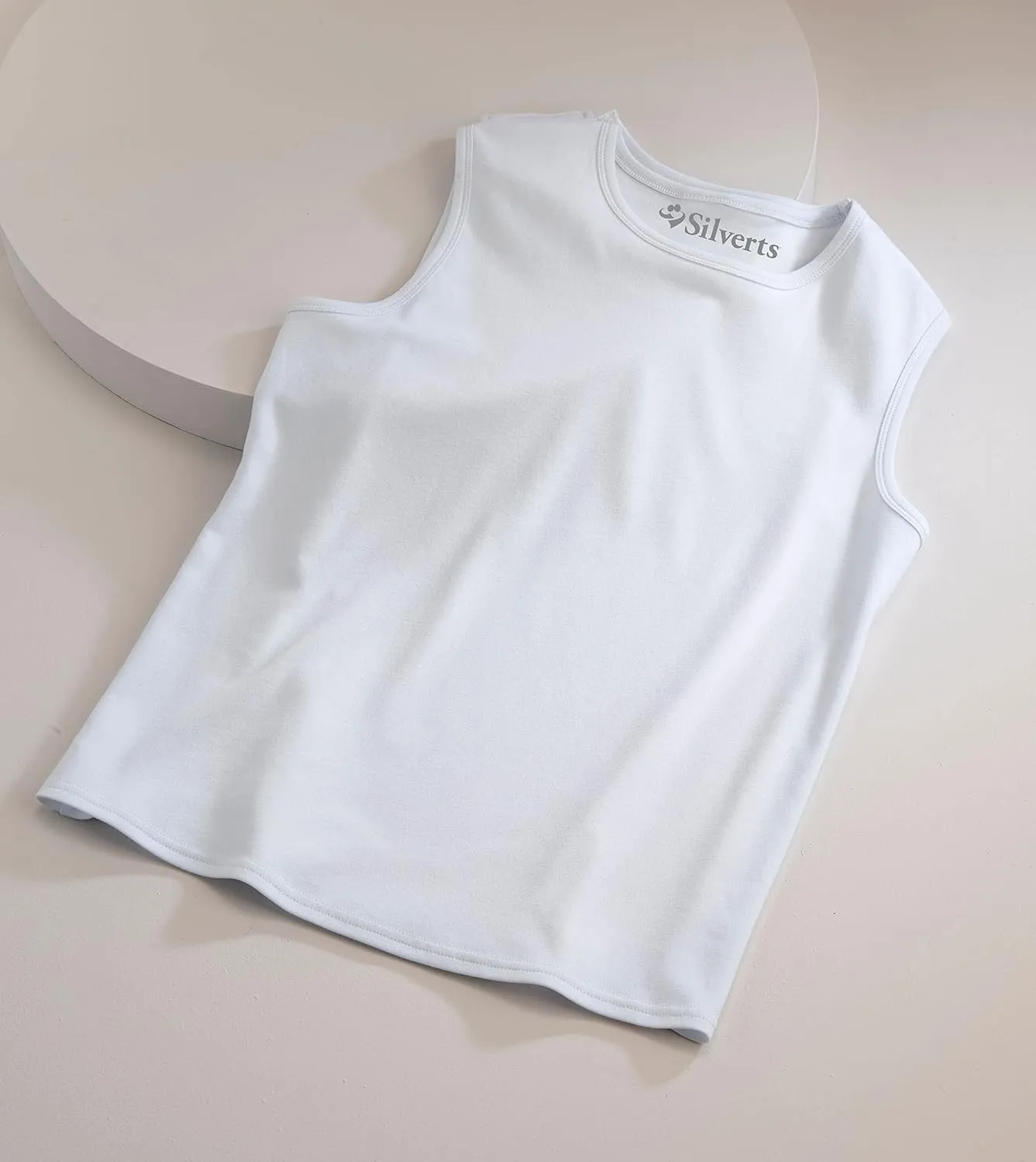 Womens Open-Back Adaptive Sleeveless Undershirt - 3 Pack