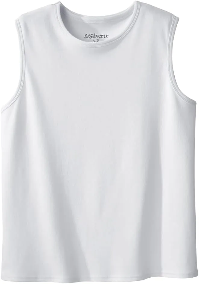 Womens Open-Back Adaptive Sleeveless Undershirt - 3 Pack