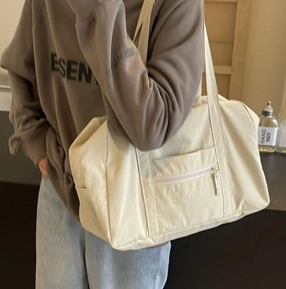 Womens Shoulder Handbag Lightweight Nylon Tote Handbags Large Purse Shopping Work Hobo Bags