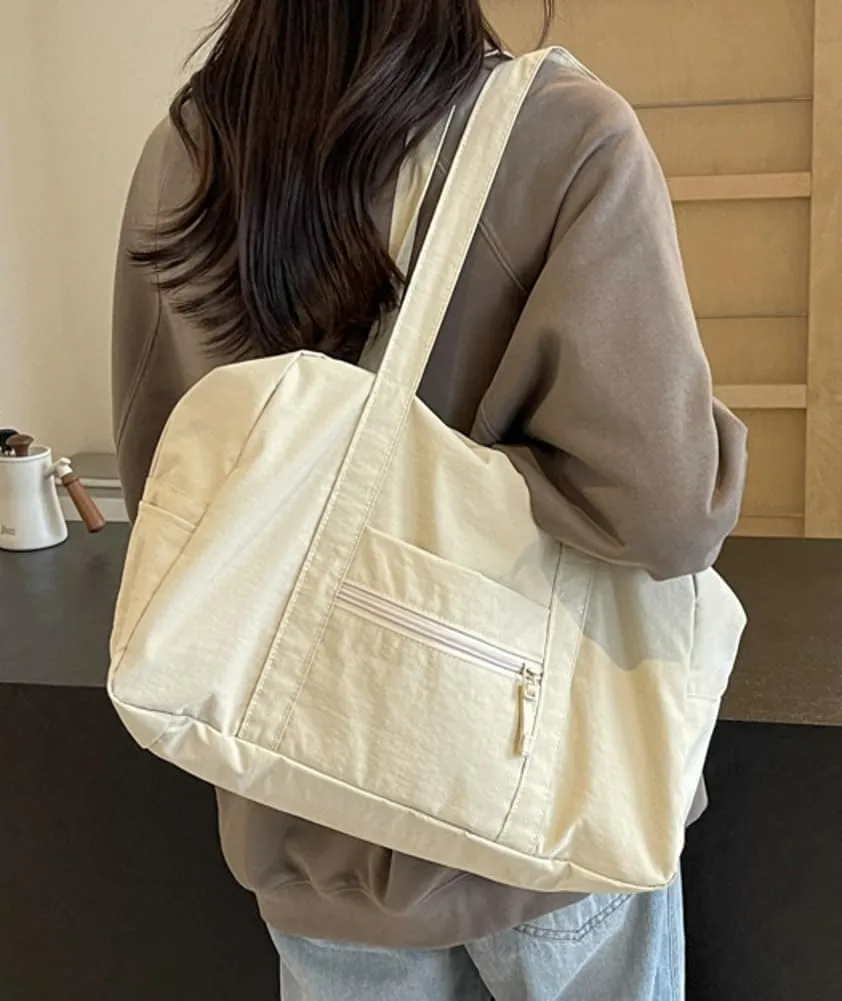 Womens Shoulder Handbag Lightweight Nylon Tote Handbags Large Purse Shopping Work Hobo Bags