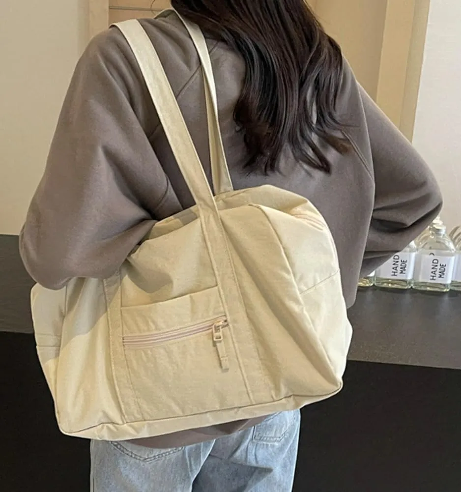 Womens Shoulder Handbag Lightweight Nylon Tote Handbags Large Purse Shopping Work Hobo Bags