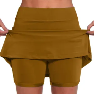 Womens Skorts with Pockets Tummy Control Plus Size Skorts for Women High Waist Athletic Sports Pants Skirt Casual Shorts