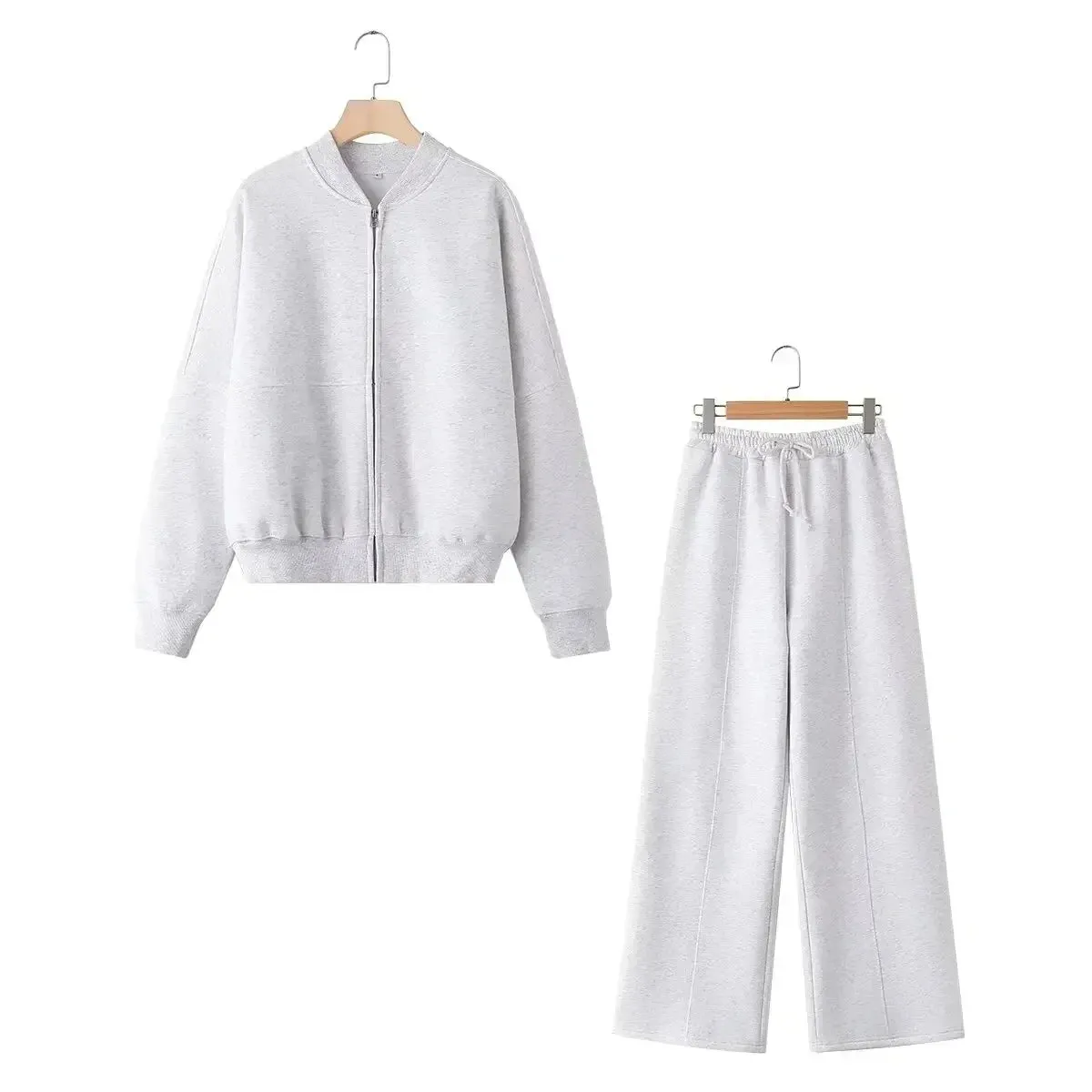 Zip Through Bomber Straight Leg Tracksuit