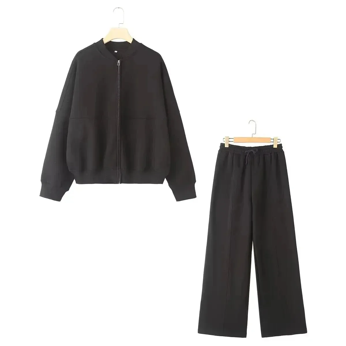 Zip Through Bomber Straight Leg Tracksuit