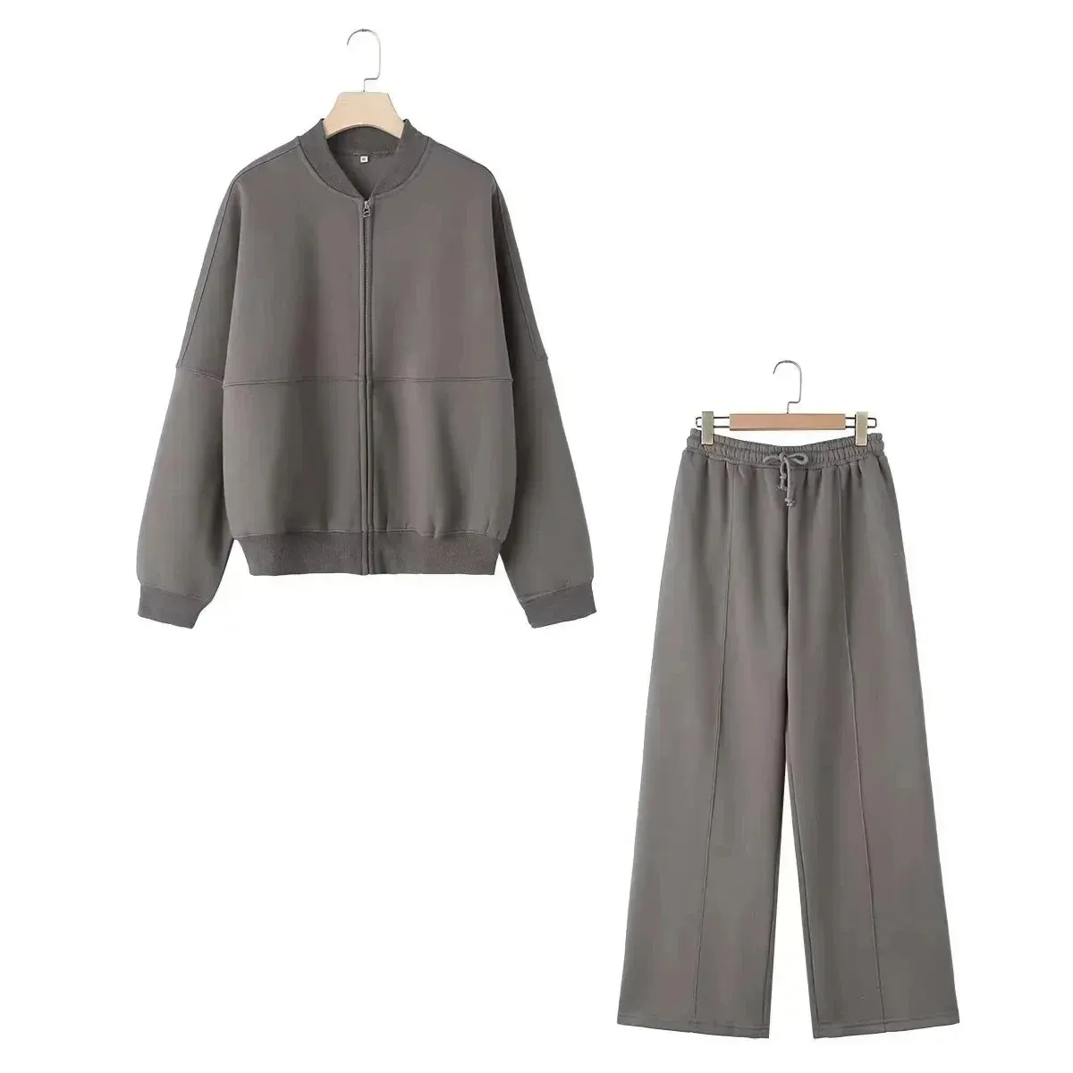 Zip Through Bomber Straight Leg Tracksuit