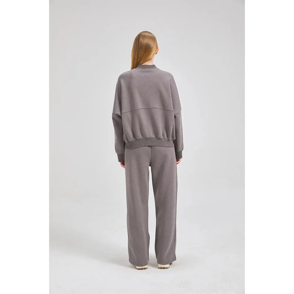 Zip Through Bomber Straight Leg Tracksuit