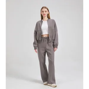 Zip Through Bomber Straight Leg Tracksuit